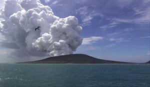 Eruption volcanique aux Tonga: une nouvelle île est née