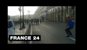 ALGERIE - Affrontements entre manifestants "anti-Charlie Hebdo" et policiers 