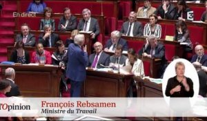 François Rebsamen : dérapage dans l'hémicycle