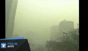 Pollution impressionnante à Pékin