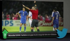 Top Média : Coup de tête de Zidane : l'arbitre n'a rien vu !