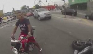 Brésil : Il vole un moto et se fait abattre par la police