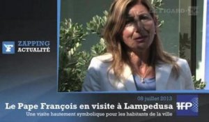 Lampedusa : le Pape "pleure" la mort des migrants