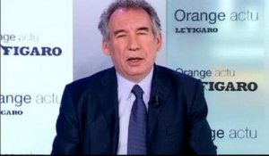 Bayrou : "Il faut un changement des structures politiques du pays"