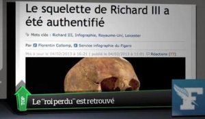 Top médias : Richard III s'impose à la une