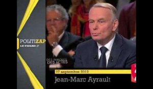 Ayrault : «Je sais piquer une sainte colère»