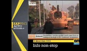 Des chars déployés devant la présidence égyptienne