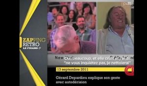 Il y a un an: Depardieu accusé d'avoir uriné dans l'avion