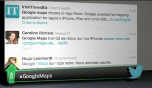 Top Médias : les internautes acclament le retour de Google Maps sur iPhone