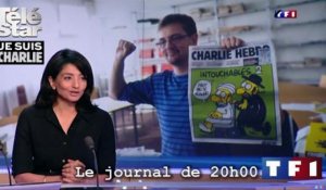 JT de 20h00 de TF1- Le témoignage émouvant de Jeannette Bougrab, compagne de Charb-Jeudi 8 janvier 2015
