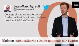 #JeSuisCharlie : Union nationale sur Twitter