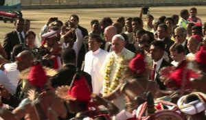 Le pape François arrive au Sri Lanka pour une visite de 2 jours