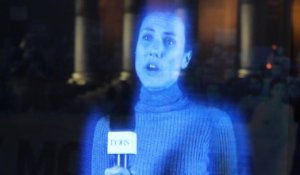 J'ai interviewé un hologramme. Il avait les nerfs à vif