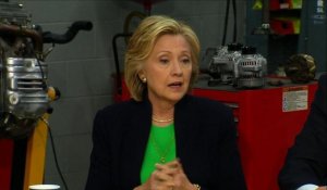 USA: Hillary Clinton en Iowa, près des "Américains oridinaires"