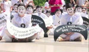 Euthanasie: des manifestants dans la rue pour la contester