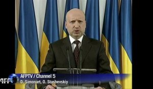 Ukraine: le gouvernement a déclenché une "opération antiterroriste" contre les pro-russes