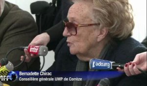 Bernadette Chirac s'insurge contre le nouveau découpage des cantons
