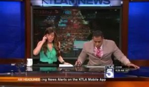 Californie: un tremblement de terre en plein journal télévisé