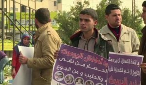 Gaza: soutien aux résidents du camp de Yarmouk