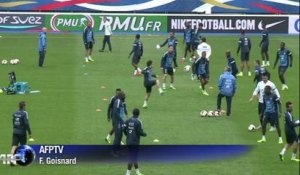 France-Finlande: les derniers préparatifs avant le match