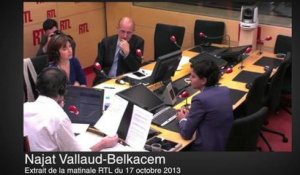 Najat Vallaud-Belkacem condamne les insultes contre Marion Maréchal-Le Pen