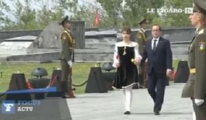 Hollande se recueille en Arménie pour le centenaire du génocide