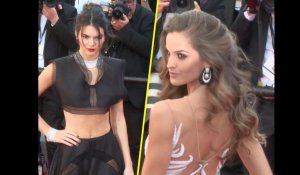 Exclu Vidéo : Cannes 2015 : Kendall Jenner et Izabel Goulart : délicieuses et captivantes au Palais des Festivals !
