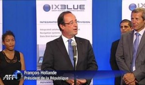 Emploi: Hollande en visite dans une PME