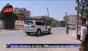 Syrie: les experts de l'ONU enquêtent à Damas