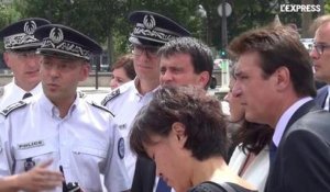 Valls en visite au Louvre pour la sécurité des touristes