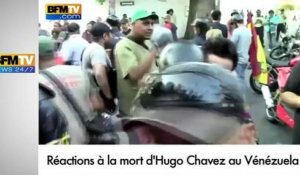 Réactions au Vénézuela après la mort de Chavez