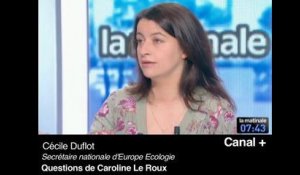 Cécile Duflot : "Prendre le risque du nucléaire doit être un choix démocratique"