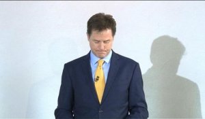 GB: Nick Clegg démissionne de la tête du parti libéral-démocrate