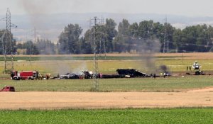 Au moins trois morts dans le crash d'un avion militaire près de Séville