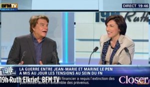 19h Ruth Elkrief : Bernard Tapie compare Marine Le Pen et Mireille Mathieu, Lundi 11 Mai