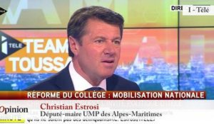 TextO' : Christian Estrosi (UMP) sur Najat Vallaud-Belkacem : "Cette ministre est une récidiviste"