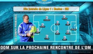 Nantes - OM : la composition d'équipe probable de l'OM !