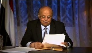 Yémen: discours du président après la fin de Tempête Décisive
