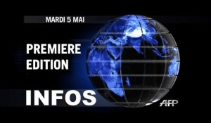 AFP - Le JT, 1ère édition du mardi 5 mai