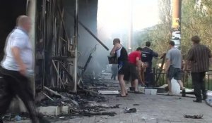 Ukraine: bombardements à Yassynouvata, près de Donetsk