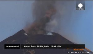 Nouvelles éruptions de l'Etna en Sicile