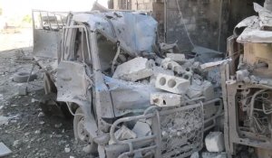 Syrie: raids sur une station de taxis à Alep, au moins 10 morts