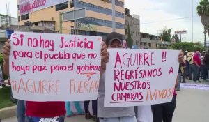 Mexique: manifestation pour les 43 étudiants disparus