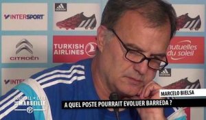 OM: Bielsa détaille le poste de Barrada