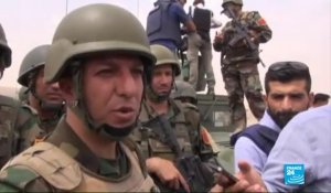 Reportage : les combattants kurdes reprennent possession du barrage de Mossoul