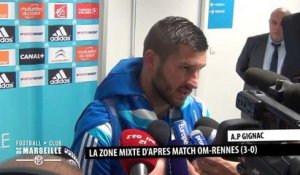 OM - Rennes (3-0): La réaction d'André Pierre Gignac