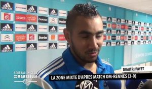 OM - Rennes (3-0): La réaction de Dimitri Payet