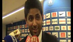 Réaction de Nasser Al Khelaifi en zone mixte après PSG-OL (1-1)