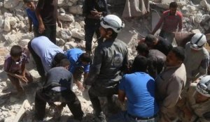 Alep: plusieurs corps découverts après une frappe du régime