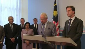 Crash MH17: le Premier ministre malaisien à La Haye